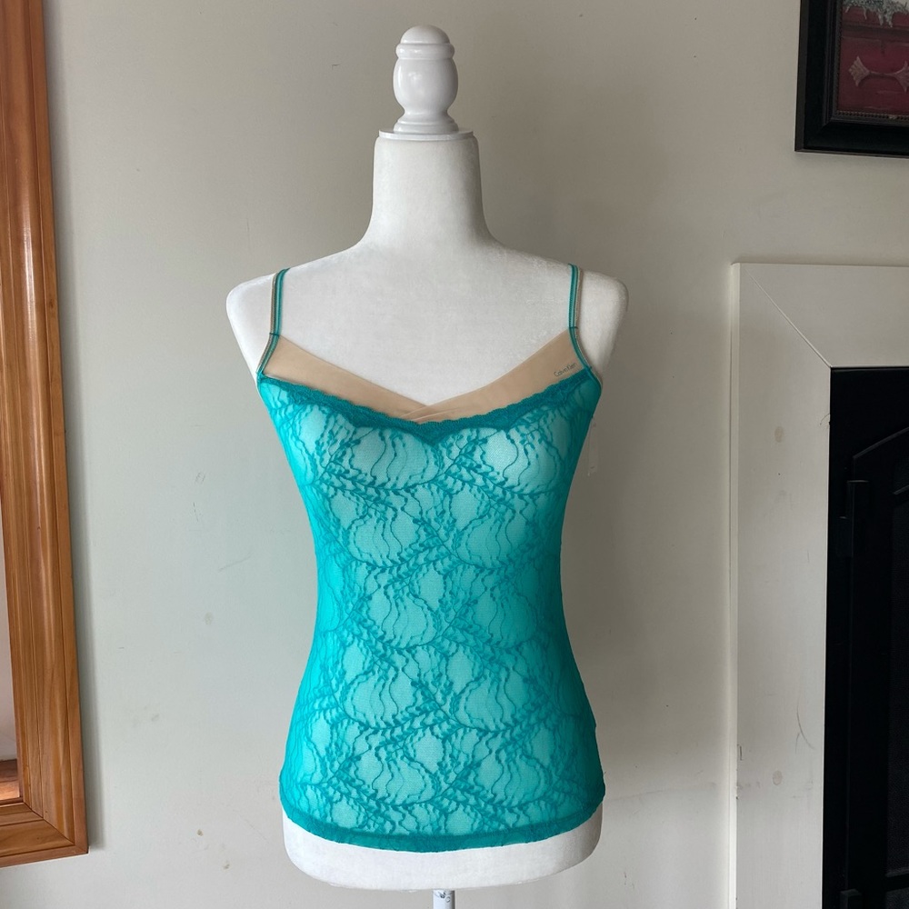 Calvin Klein Luxe Sleeveless Lace Camisole